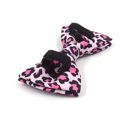 Pet Collar Bowknot Double-layer Gentleman Dog Bowknot Engraved Dog Collar