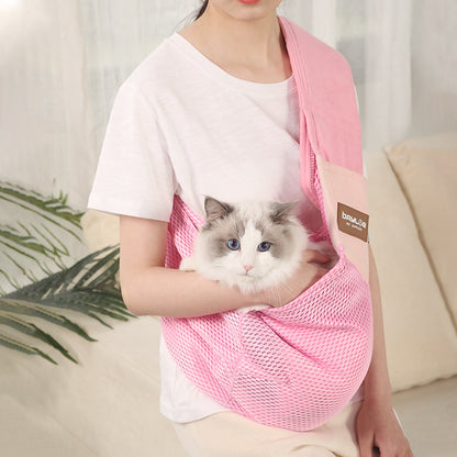 Fashion Simple One-shoulder Messenger Pet Bag