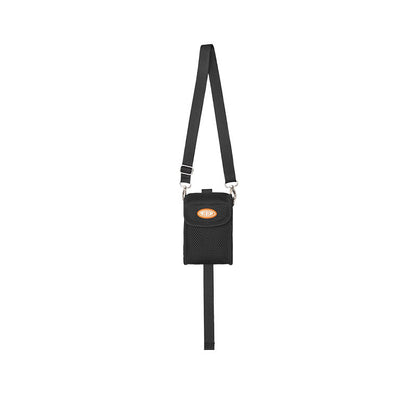 Ribbon Stitching Mesh One-shoulder Messenger Mobile Phone Bag