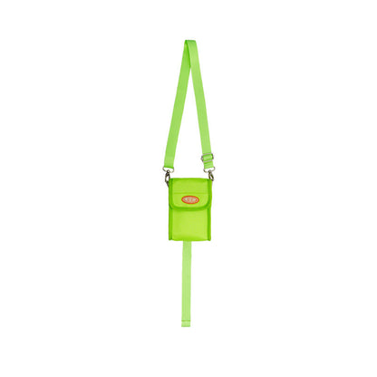 Ribbon Stitching Mesh One-shoulder Messenger Mobile Phone Bag