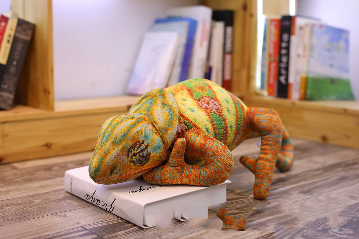 Factory Direct Sale Four Legged Lizard Chameleon Plush Toy Doll Childrens Day Birthday Gift
