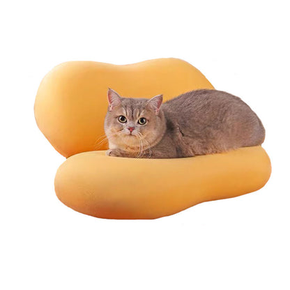 Cat Belly Pillow Memory Cushion Deep Sleep Addiction 3D Neck Pillow Washable Polyester Pillowcase Cover Travel Pillows Neck