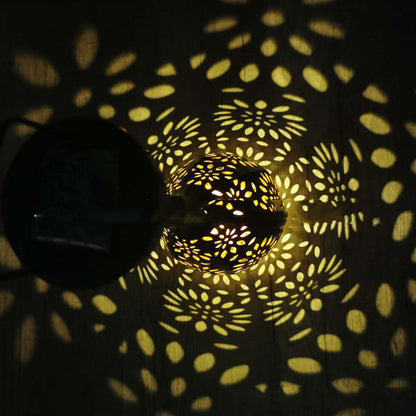 Waterproof Solar Garden Light LED Lantern Hanging Outdoor Solar Lamp Olive Shape Sensitive Sensor Control Solar Powered Lamp