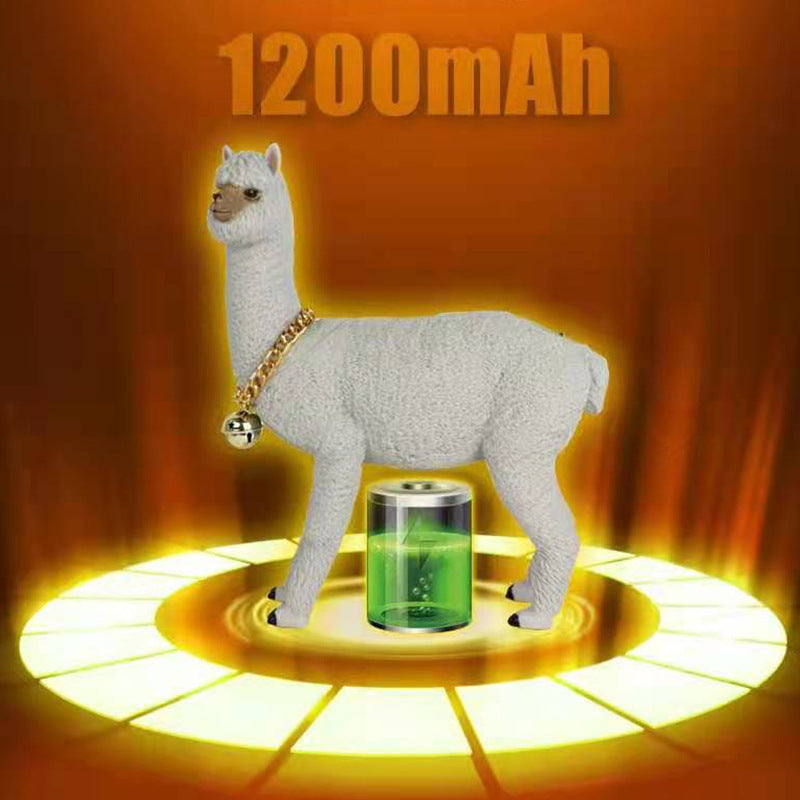 Tragbarer Bluetooth-Lautsprecher mit Cartoon-Alpaka-Funktion, FM-Radio, kabelloser Musik-Subwoofer, Soundbox für PC, Computer, Audio-Center