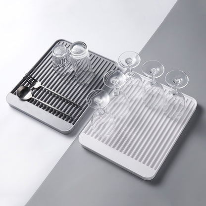 Fashion Plastic Water Drying Dishes Tray Drainer Kitchen Vegetable Fruit Draining Basket Storage Multifunctional