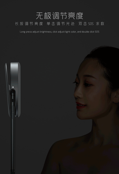 Upgrade 3200K-6500K LED Clip Ring Light 40 LED Lamp Selfie Fill Lights For iPhone Andriod Mobile Phone USB Charge Enhancing Lamp
