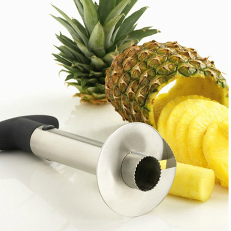 1pc Stainless Steel Pineapple Corer & Slicer: The Ultimate Household Kitchen Gadget for Fruit Core Removal!
