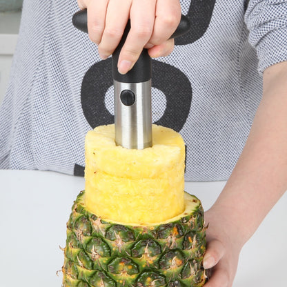 1pc Stainless Steel Pineapple Corer & Slicer: The Ultimate Household Kitchen Gadget for Fruit Core Removal!