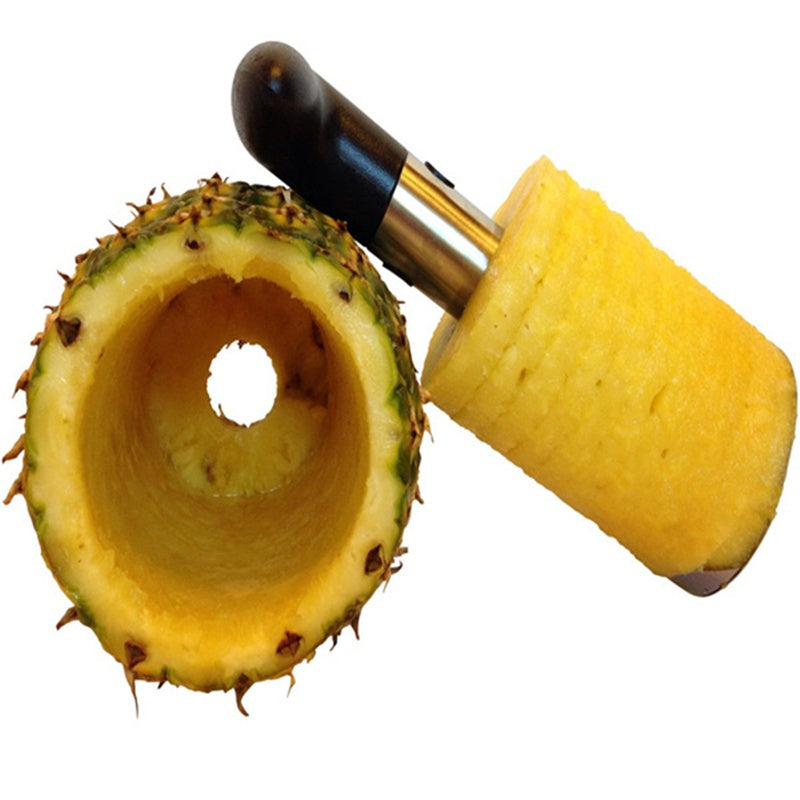 1pc Stainless Steel Pineapple Corer & Slicer: The Ultimate Household Kitchen Gadget for Fruit Core Removal!