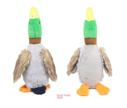 Premium Plush Duck Squeaky Toy for Dogs - Soft Teething Toy for Medium Breeds | Durable & Safe