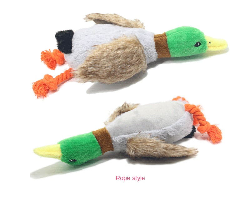 Premium Plush Duck Squeaky Toy for Dogs - Soft Teething Toy for Medium Breeds | Durable & Safe