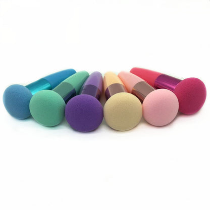 New multiple styles makeup brush puff beauty makeup sponge with handle Make-up for women professional makeup tools puff