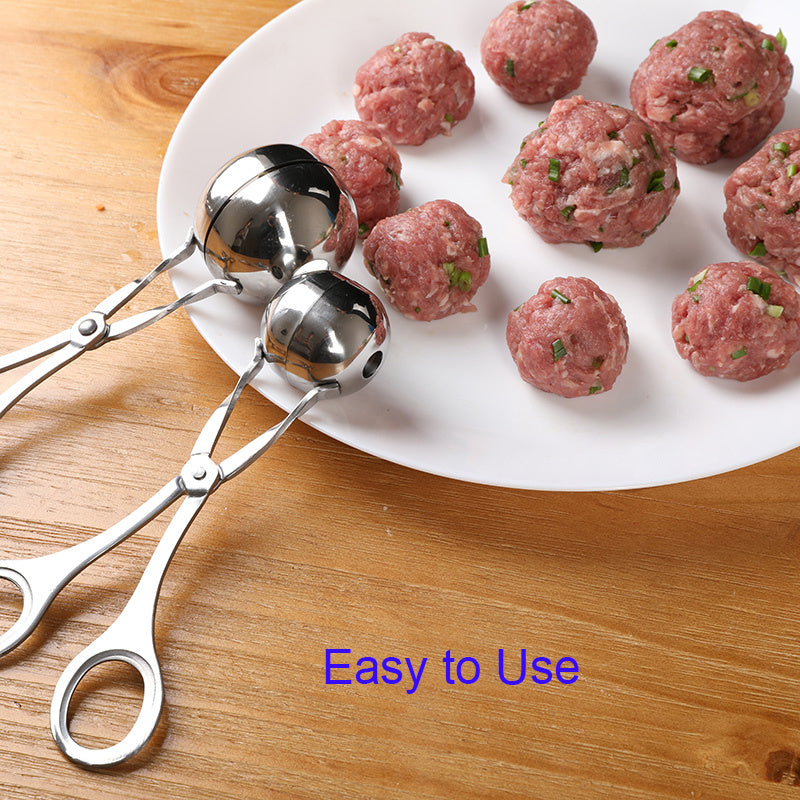 1pc, Stainless Steel Meatball and Fish Ball Maker - Easy and Healthy Cooking Solution for Homemade Meals Kitchen Accessories
