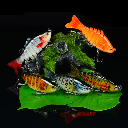 Sinking Wobblers Fishing Lures: Multi-Jointed Swimbait Crankbait for Freshwater & Saltwater Trout & Bass Fishing!