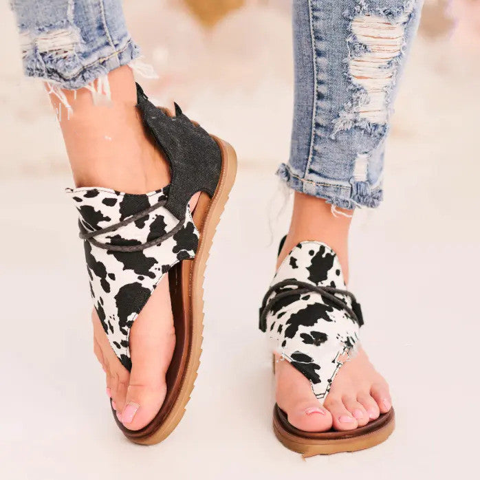 Large Size  Women Cross-border Lightweight Flat Sandals