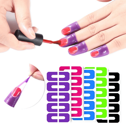 U-Shape Nail Polish Protector - Professional Anti-Overflow Barrier for Perfect Manicures