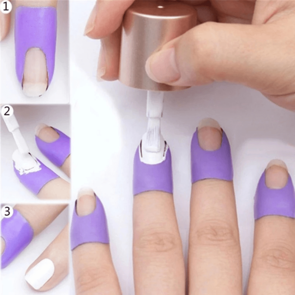 U-Shape Nail Polish Protector - Professional Anti-Overflow Barrier for Perfect Manicures