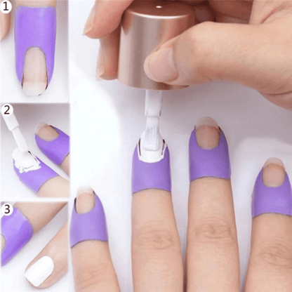 U-Shape Nail Polish Protector - Professional Anti-Overflow Barrier for Perfect Manicures