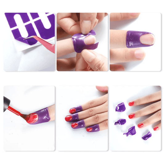 U-Shape Nail Polish Protector - Professional Anti-Overflow Barrier for Perfect Manicures