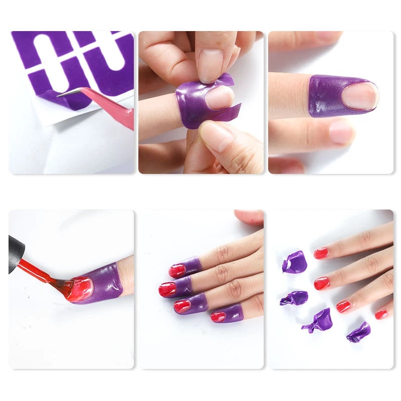 U-Shape Nail Polish Protector - Professional Anti-Overflow Barrier for Perfect Manicures