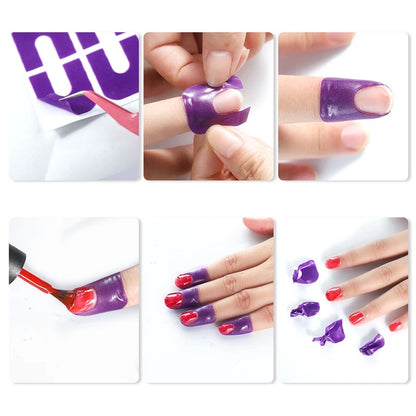 U-Shape Nail Polish Protector - Professional Anti-Overflow Barrier for Perfect Manicures