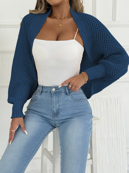 Women's Cardigan Short Coat Shawl Irregular Sweater