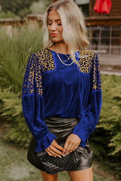 Women's Loose-fitting, Casual, Versatile Velvet Top