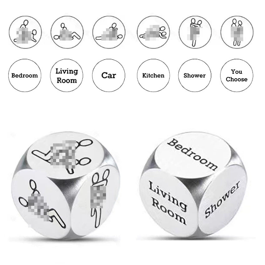 Decision Dice Stainless Steel Material Valentine's Day Gift