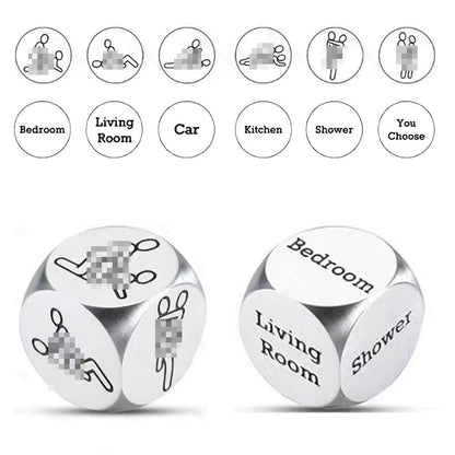 Decision Dice Stainless Steel Material Valentine's Day Gift