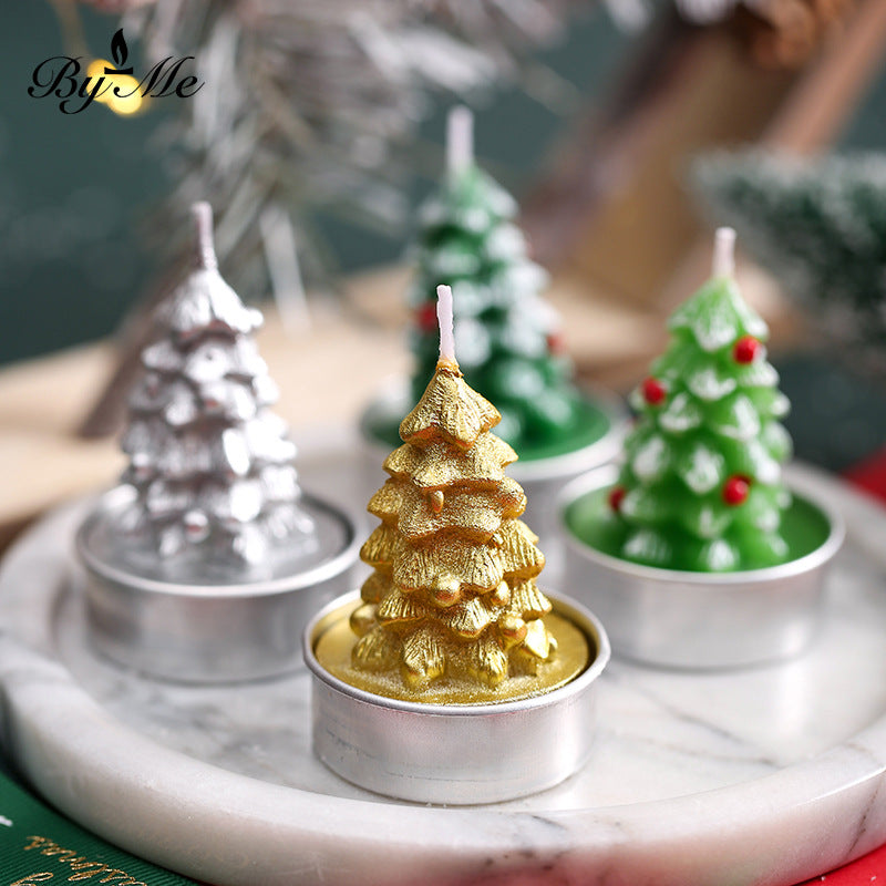 Byme Christmas Smokeless Scented Candles Creative Birthday Gifts Christmas Decorations Nordic Style Fragrance Ornaments