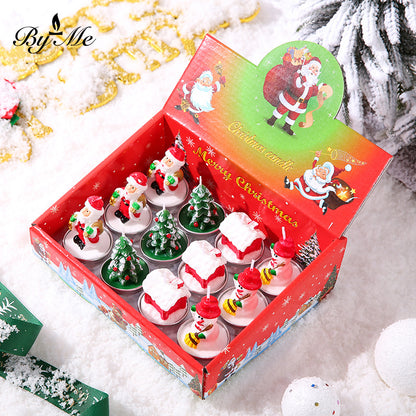 Byme Christmas Smokeless Scented Candles Creative Birthday Gifts Christmas Decorations Nordic Style Fragrance Ornaments