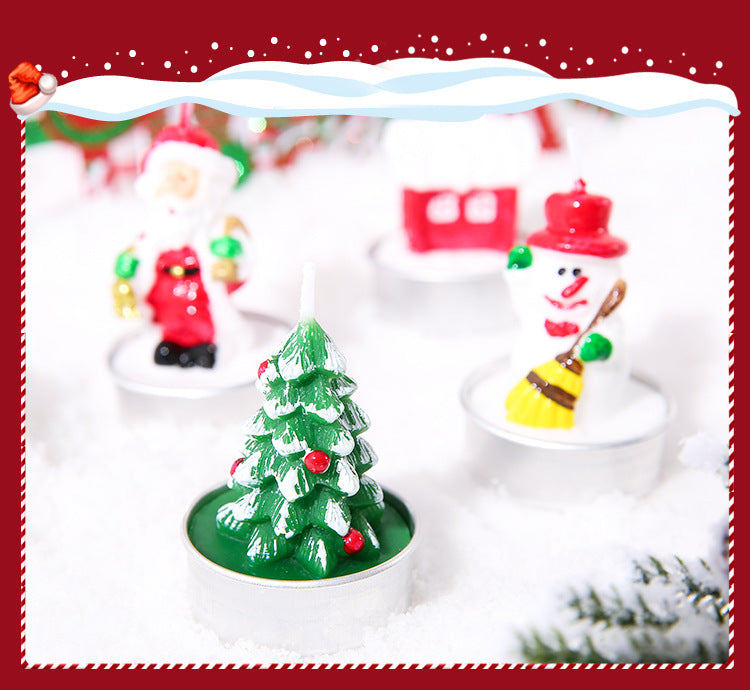 Byme Christmas Smokeless Scented Candles Creative Birthday Gifts Christmas Decorations Nordic Style Fragrance Ornaments