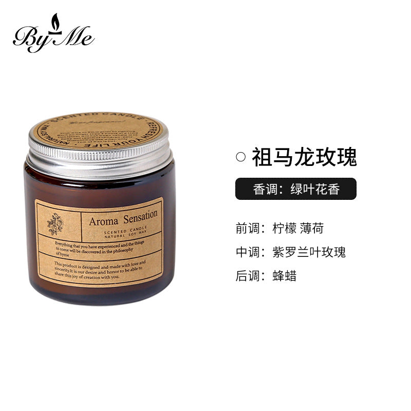 Cross-Border Smokeless Aromatherapy Candles, Souvenirs, Handmade Soy Wax Candle Cup Gift Boxes, High-End Home Fragrance Decorations