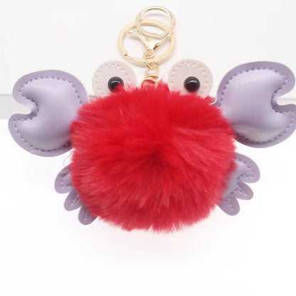 Cartoon Cute Crab Keychain Pendant