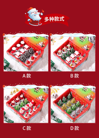 Byme Christmas Smokeless Scented Candles Creative Birthday Gifts Christmas Decorations Nordic Style Fragrance Ornaments