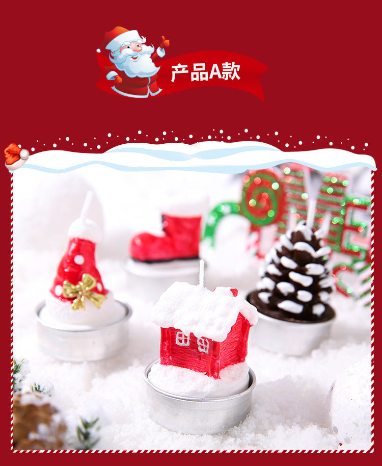 Byme Christmas Smokeless Scented Candles Creative Birthday Gifts Christmas Decorations Nordic Style Fragrance Ornaments