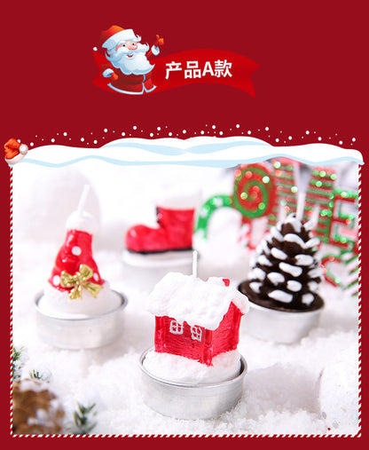 Byme Christmas Smokeless Scented Candles Creative Birthday Gifts Christmas Decorations Nordic Style Fragrance Ornaments