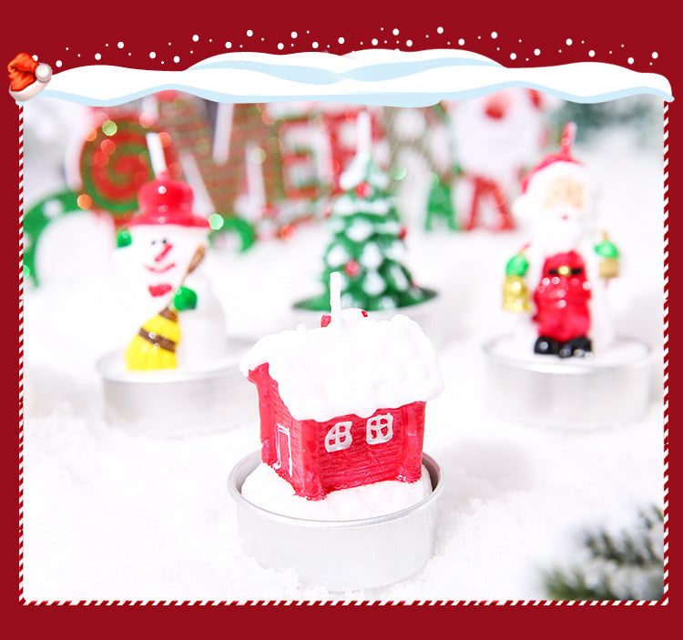 Byme Christmas Smokeless Scented Candles Creative Birthday Gifts Christmas Decorations Nordic Style Fragrance Ornaments
