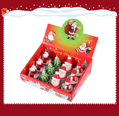 Byme Christmas Smokeless Scented Candles Creative Birthday Gifts Christmas Decorations Nordic Style Fragrance Ornaments