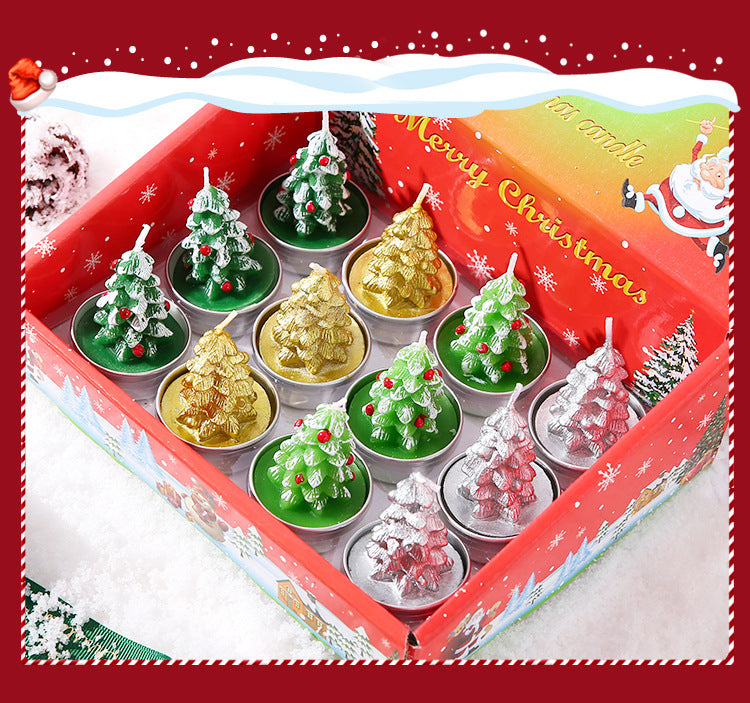 Byme Christmas Smokeless Scented Candles Creative Birthday Gifts Christmas Decorations Nordic Style Fragrance Ornaments