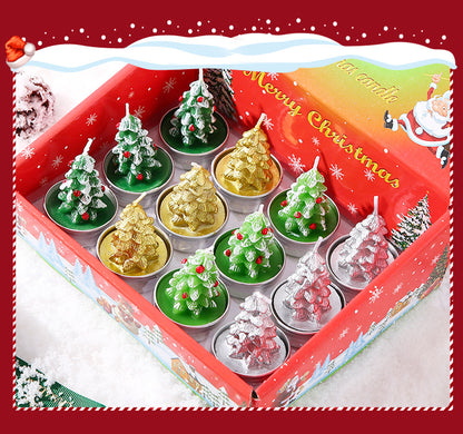 Byme Christmas Smokeless Scented Candles Creative Birthday Gifts Christmas Decorations Nordic Style Fragrance Ornaments