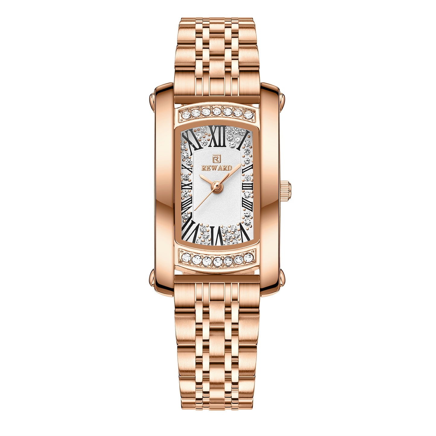 Affordable Luxury Fashion Waterproof Women's Square Quartz Wrist Watch