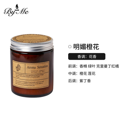 Cross-Border Smokeless Aromatherapy Candles, Souvenirs, Handmade Soy Wax Candle Cup Gift Boxes, High-End Home Fragrance Decorations