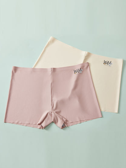 4 Pack Women's Plus Size High Rise Solid Seamless Panties - Medium Stretch, Elegant Design - For Women Seeking Comfort & Support - Perfect for Everyday Wear