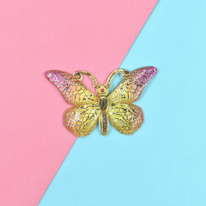 Schmetterlingsaccessoires DIY Handgefertigter Schmuck Tropfenkleber Handyhüllenaufnäher