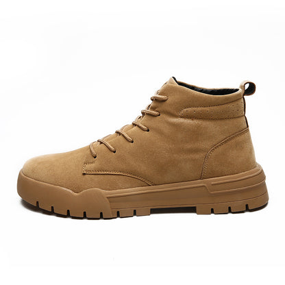 Men's solid color Martin boots