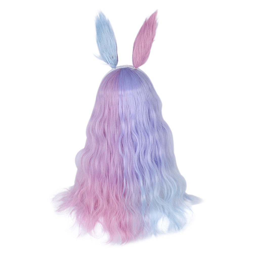 Matte, hochtemperaturbeständige, realistische Seidenperücke