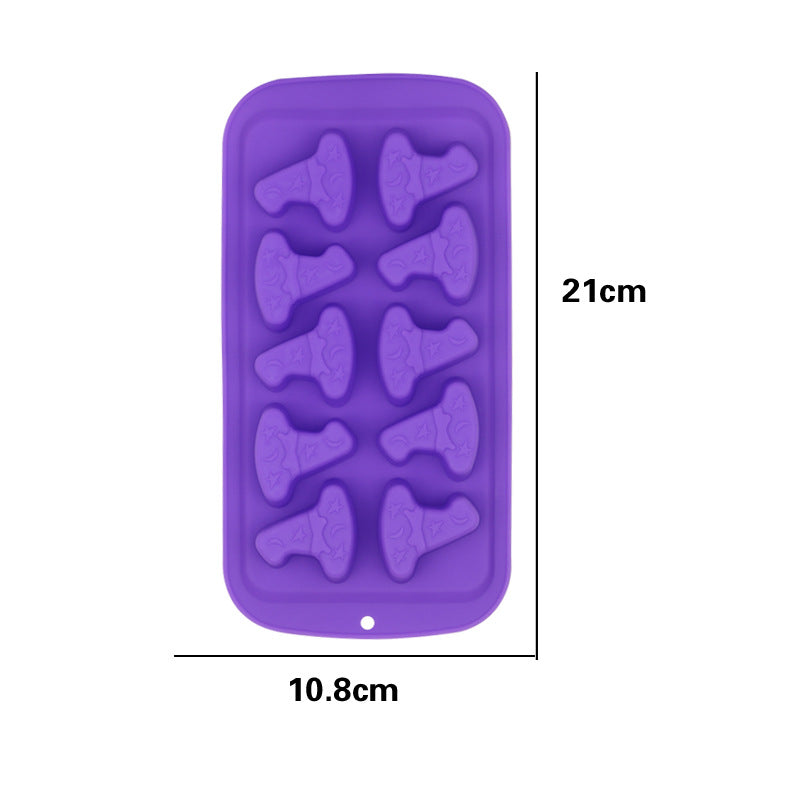 Halloween mold diy glue dripper pumpkin biscuit cake mold Candy Flip candy cookie skull skull chocolate mold