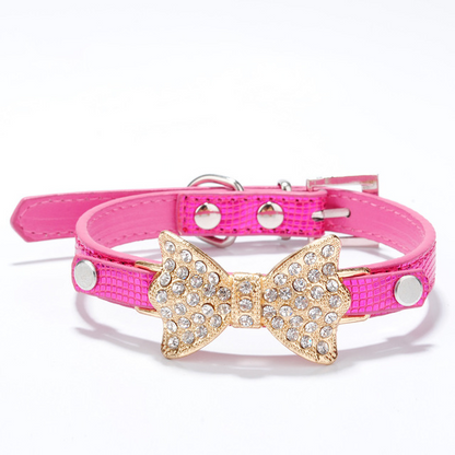 Bling rhinestone dog collar