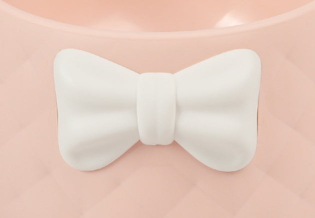 Bow Rhombus Cat Bowl